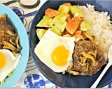 ジューシー茄子バーグの和風ドレロコモコ作り方9写真