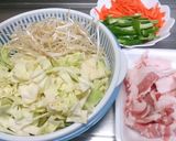 野菜いっぱいスパイシー焼きそば作り方1写真
