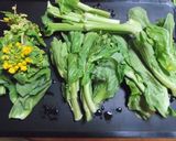 白菜の菜の花で…胡麻あえ作り方2写真