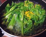 白菜の菜の花で…胡麻あえ作り方3写真