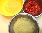 簡単！じゃがトマオムレツ★作り方1写真