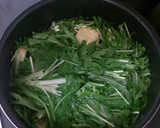 水菜とお揚げの煮浸し作り方3写真