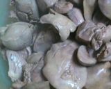 鶏肝の甘辛煮　生姜無しでも臭くない作り方5写真