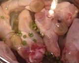 手羽元としらたきの山椒煮込み作り方6写真