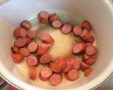 ウインナー・キャベツ・大豆のトマトスープ作り方2写真