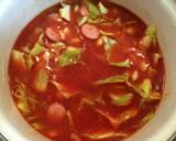 ウインナー・キャベツ・大豆のトマトスープ作り方4写真