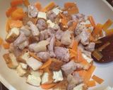 ピリ辛ねぎ味噌味♪鶏肉と厚揚げの炒め物作り方5写真