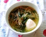 えのきと水菜のとろみあんかけ作り方4写真