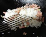 ガーリックチャーハンと半熟チーズオムレツ作り方7写真
