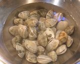 アサリとセリの春の香パスタ作り方1写真