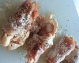 ☆ウインナーの豚巻きバター醤油仕立て☆作り方1写真