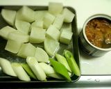 私のズボラ飯☆サバ缶で簡単！サバ大根♪作り方1写真