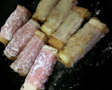 ☆節約☆味付もやし乗っけ♪肉巻き厚揚げ作り方3写真