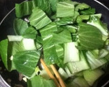 分量簡単♪豚肉とちんげん菜の炒め物作り方3写真