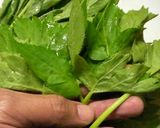 あしたばの炒め物；タイ風作り方2写真