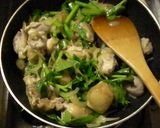 あしたばの炒め物；タイ風作り方13写真