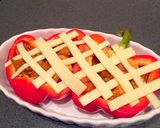 【山下】簡単！肉詰めパプリカのチーズ焼き作り方4写真