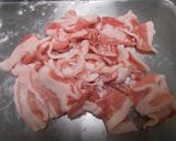 豚ばら肉とアスパラの味噌炒め・トマト添え作り方7写真