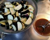 冷凍お弁当おかず～茄子の味噌炒め～作り方1写真