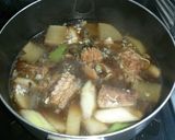 私のズボラ飯☆サバ缶で簡単！サバ大根♪作り方4写真