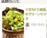 アボカドと胡瓜のグリーンサラダ作り方6写真