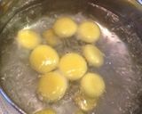 黄色い白玉のゆずれもんジュレのせ作り方13写真