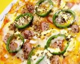 フライパンで♥ご飯入りもっちりライスピザ作り方6写真
