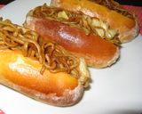 焼きそばのホットドック♪作り方7写真