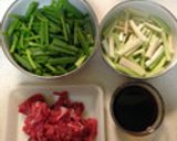 簡単!わけぎと牛肉のしょうゆ炒め❀作り方3写真