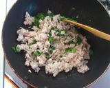 肉味噌きしめん作り方1写真