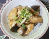 雑誌掲載!ナスとしめじと鳥胸肉の南蛮風焼作り方12写真