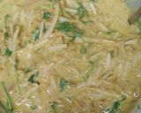 カレーもやし水菜豚玉作り方3写真