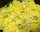 干物が残っていたら〜菜の花色のおにぎり♪作り方4写真