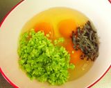 枝豆と塩こんぶの卵焼き作り方2写真