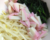簡単小鉢♪ほうれん草ともやしの辛子酢醤油作り方2写真