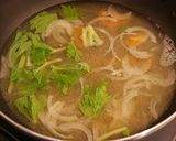 セロリの胡麻みそ汁作り方2写真