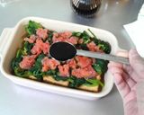 ♥厚揚げほうれん草明太おつまみグラタン♥作り方6写真
