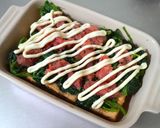 ♥厚揚げほうれん草明太おつまみグラタン♥作り方7写真