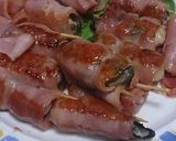 *カキのベーコン巻き*作り方5写真