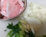 パパっと♪豚肉ソース丼☆作り方1写真
