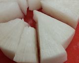 【石橋】ブリと大根のピリ辛トマトパスタ!作り方1写真