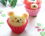 お弁当にシリコンカップのくまさん♪作り方3写真