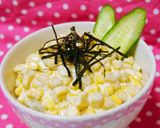 １分で完成♪ランチにコーンマヨのっけ丼作り方2写真