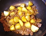 新じゃがのカレーそぼろ餡＊作り方4写真