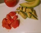 豆腐とアボカドとトマトの塩昆布サラダ作り方3写真