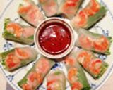 ヘルシー！海老とアボガドと豆腐の生春巻き作り方4写真