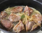 オレンジとコリアンダーで☆豚肉のビール煮作り方6写真