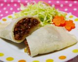 朝食からランチまで♪中華まん風ブリトー作り方8写真