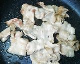 【松橋】旭ポン酢で作る豚バラとエノキ炒め作り方1写真