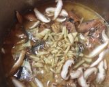 *さんまの蒲焼き缶de炊き込みごはん*作り方2写真